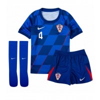 Maglie da calcio Croazia Josko Gvardiol #4 Seconda Maglia Bambino Europei 2024 Manica Corta (+ Pantaloni corti)